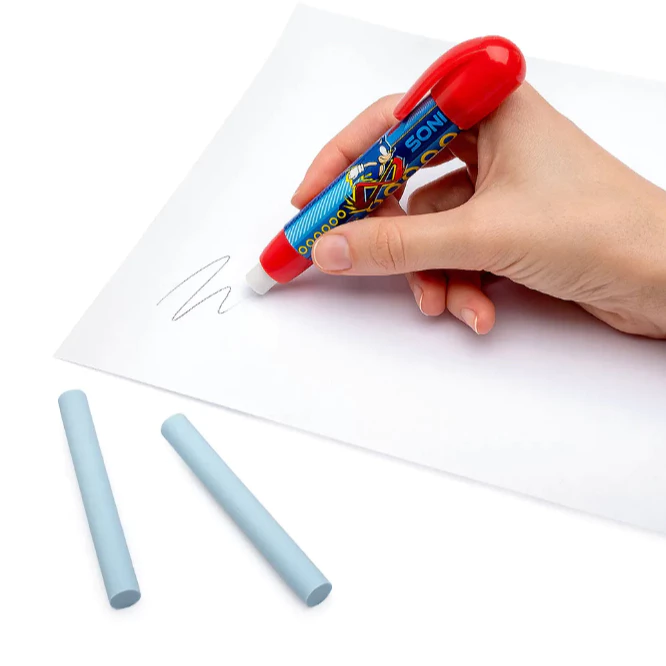 Caneta Borracha Sonic Detalhe